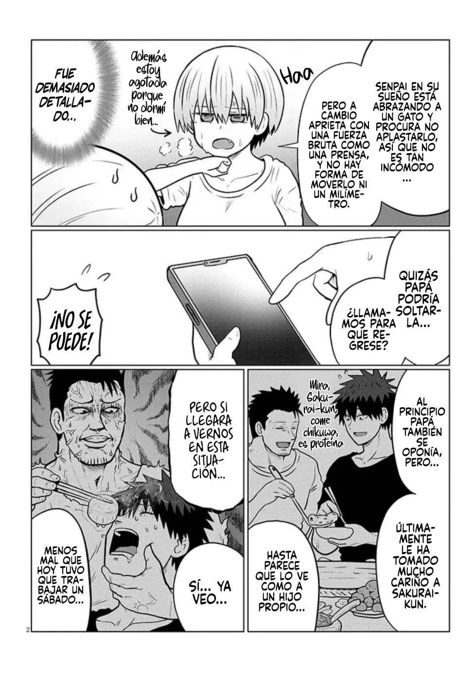 Uzaki-chan wa Asobitai! Capítulo 127 - Página 4 en español