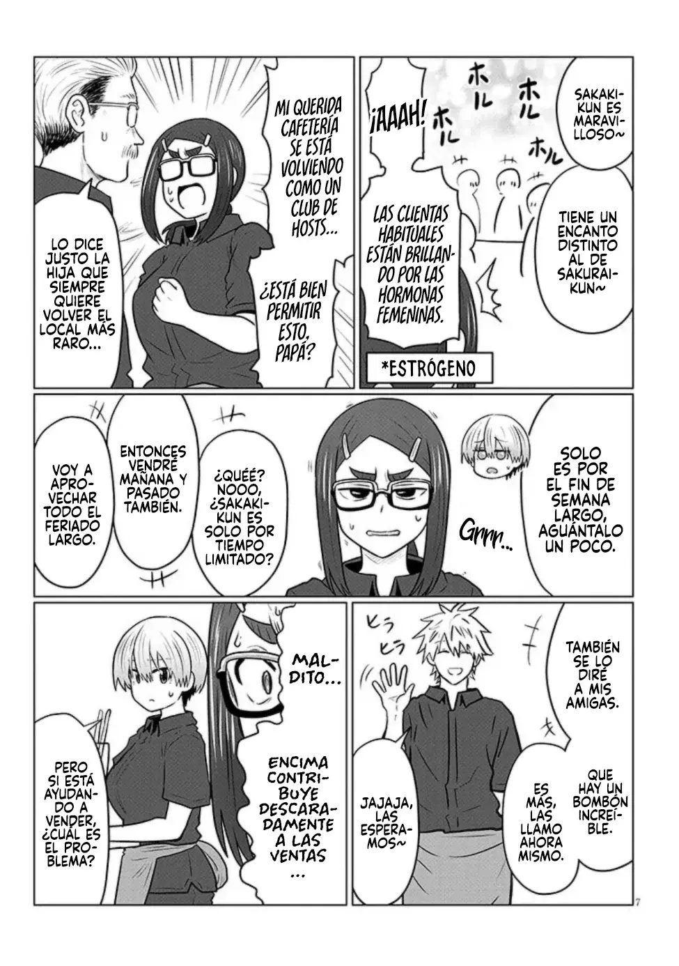 Uzaki-chan wa Asobitai! Capítulo 130 - Página 11 en español
