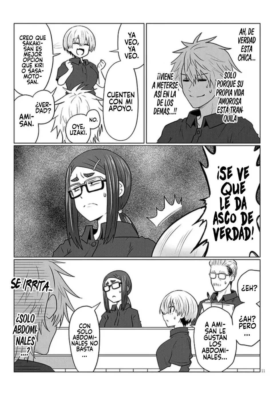 Uzaki-chan wa Asobitai! Capítulo 130 - Página 15 en español