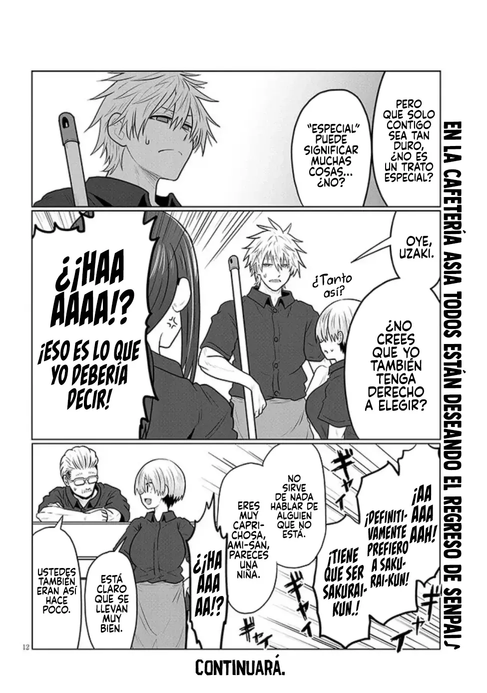 Uzaki-chan wa Asobitai! Capítulo 130 - Página 16 en español
