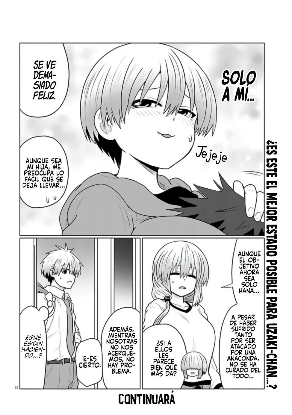 Uzaki-chan wa Asobitai! Capítulo 133 - Página 12 en español