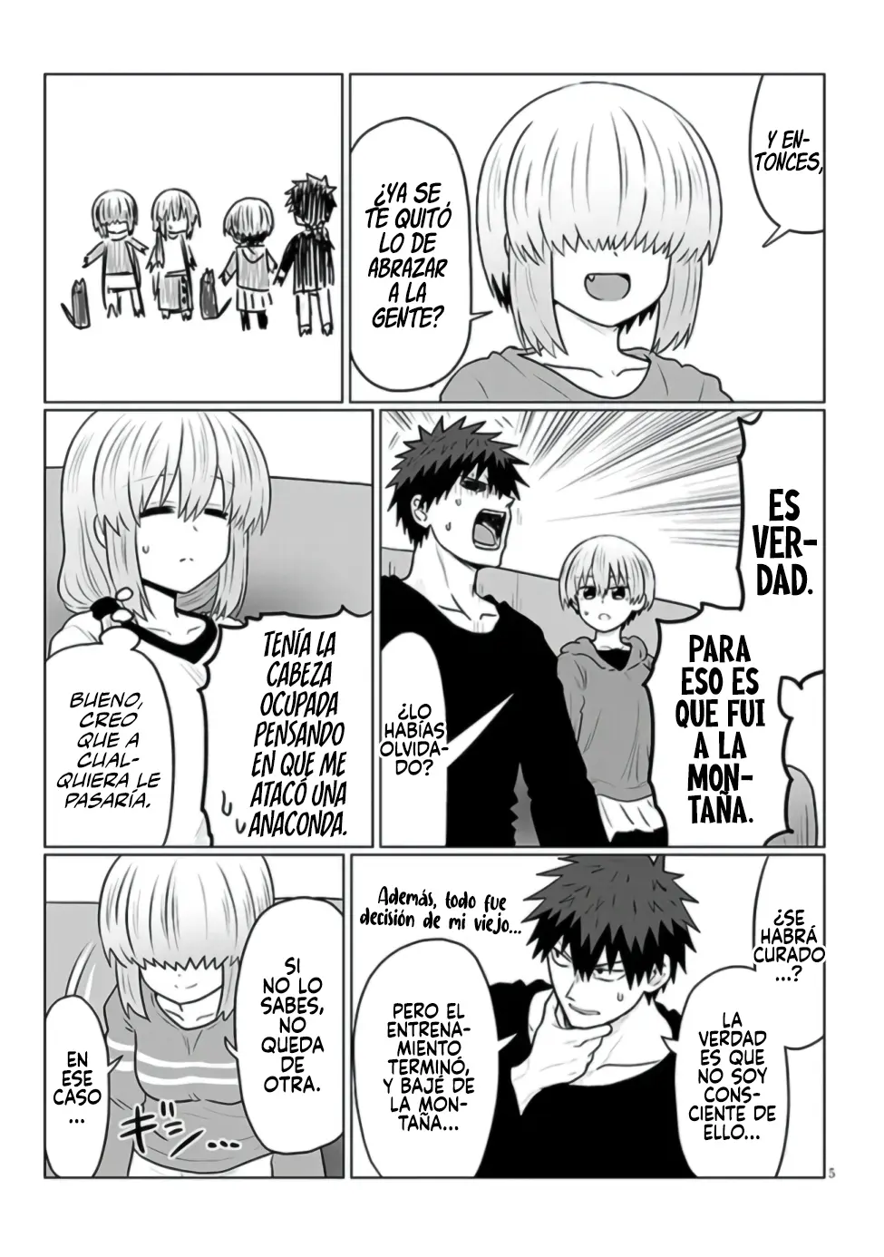 Uzaki-chan wa Asobitai! Capítulo 133 - Página 5 en español
