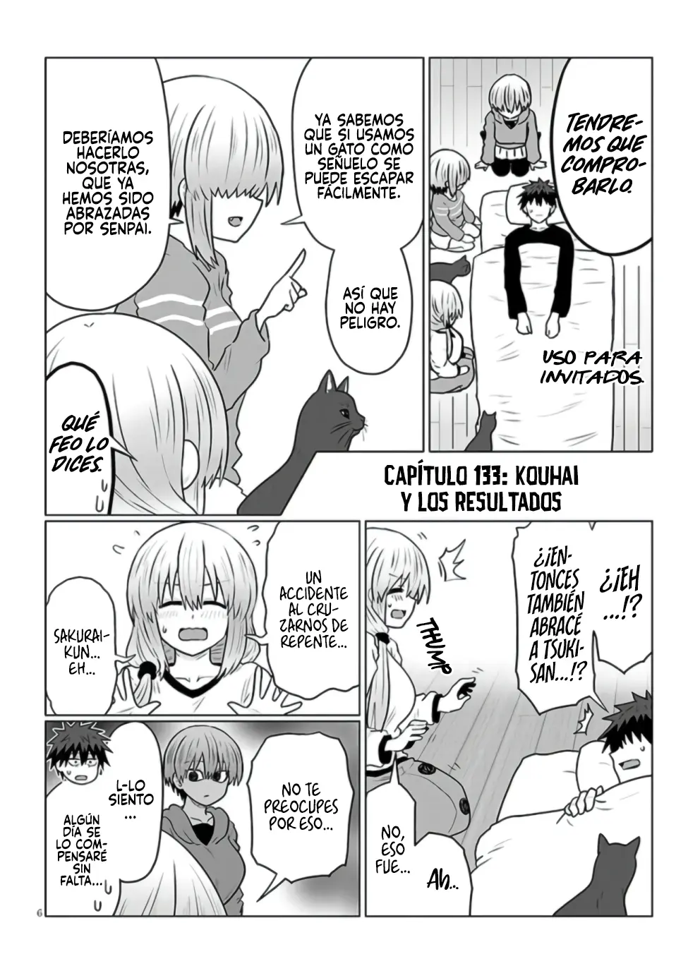 Uzaki-chan wa Asobitai! Capítulo 133 - Página 6 en español