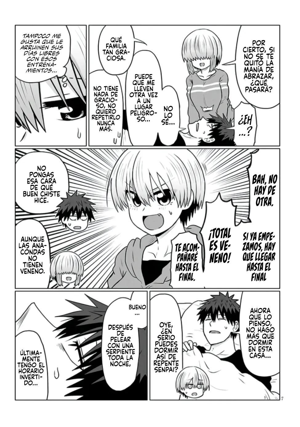 Uzaki-chan wa Asobitai! Capítulo 133 - Página 7 en español