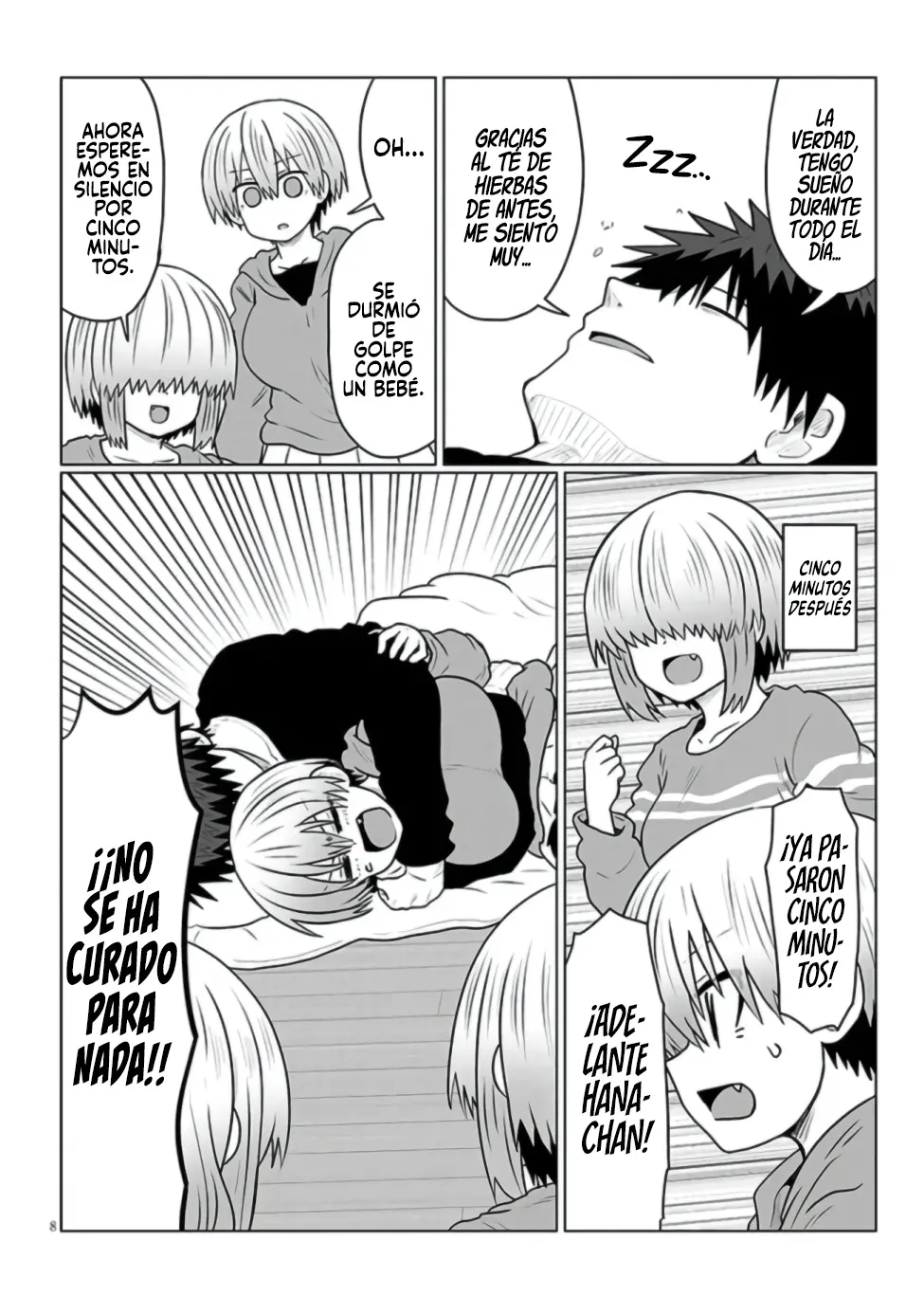 Uzaki-chan wa Asobitai! Capítulo 133 - Página 8 en español