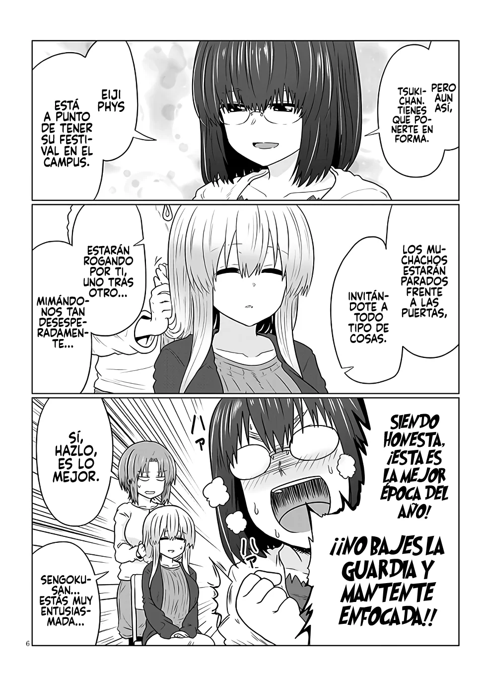 Uzaki-chan wa Asobitai! Capítulo 98 - Página 8 en español