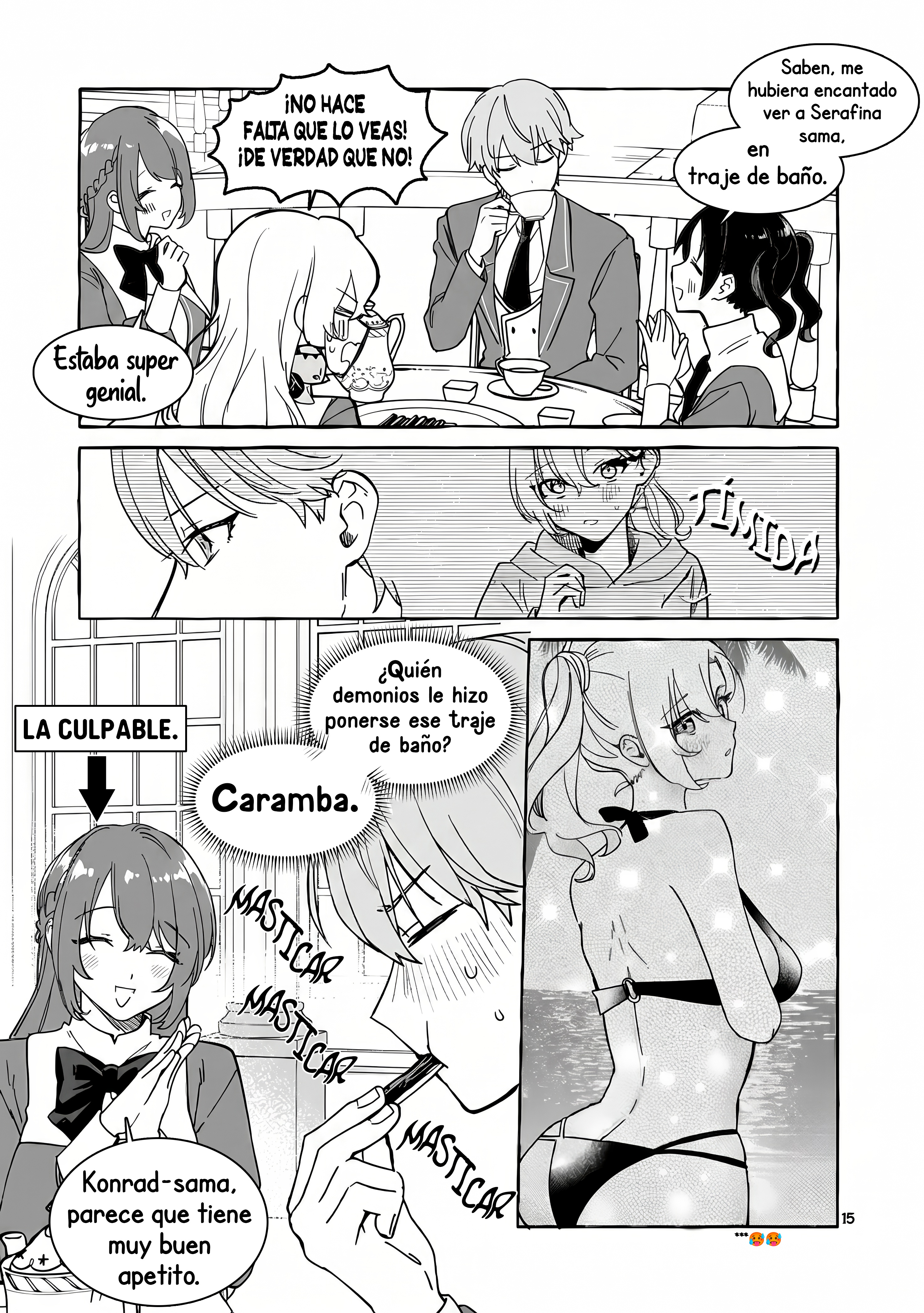 Hametsu o Hikaeta Akuyaku Reijō ga Muri Shite Heroine wo Enjita Kekka Taida na Yosei ga Akogare Nanoni, Daini Oji no Dekiai Route ni Konwakuchu Capítulo 13.2 - Página 4 en español