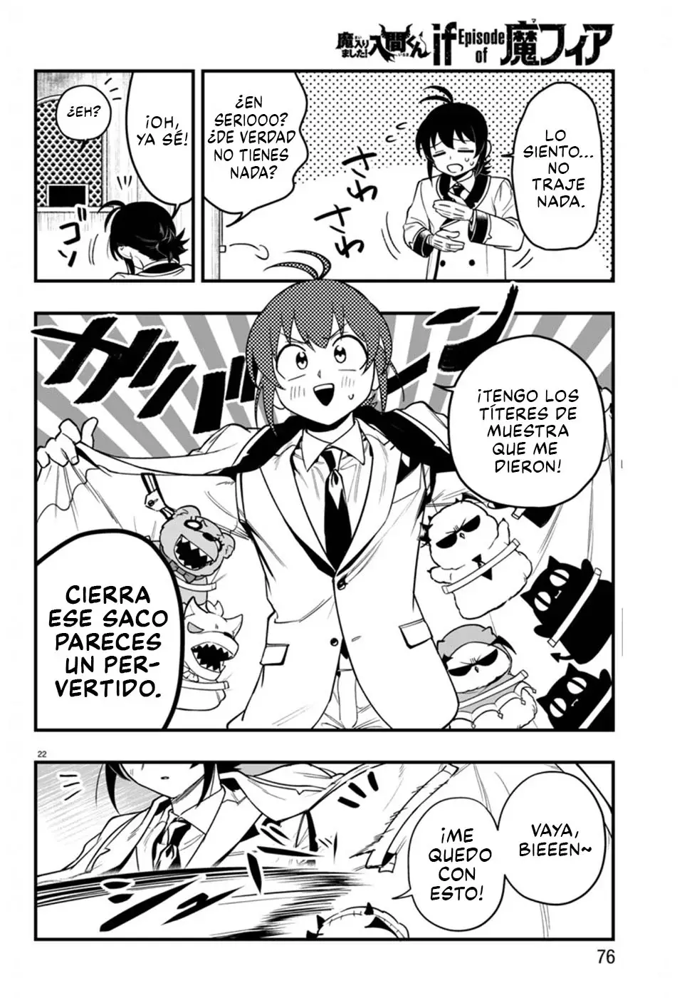 Iruma-kun: if mafia Capítulo 21 - Página 23 en español