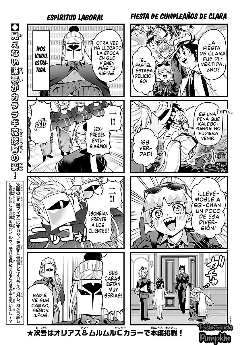 Iruma-kun: if mafia Capítulo 35.1 - Página 3 en español