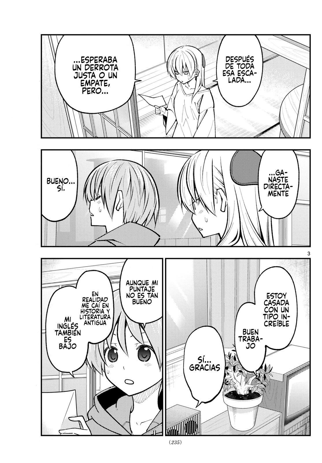 Tonikaku Kawaii Capítulo 273 - Página 3 en español