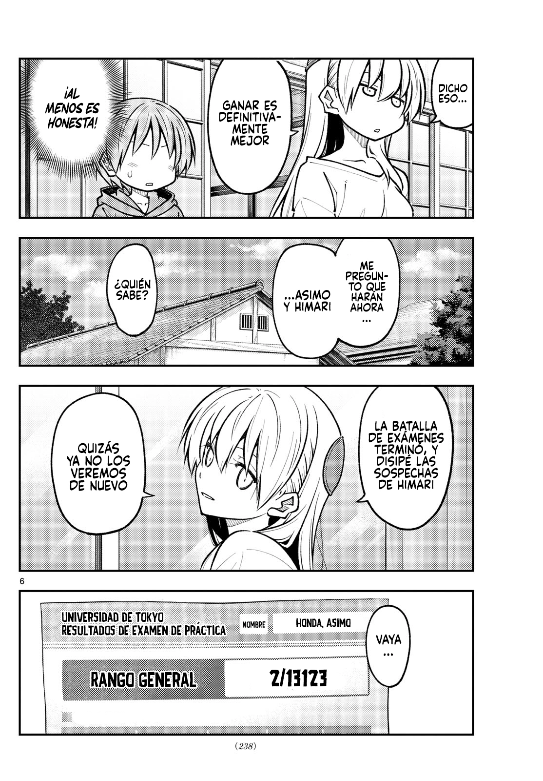Tonikaku Kawaii Capítulo 273 - Página 6 en español