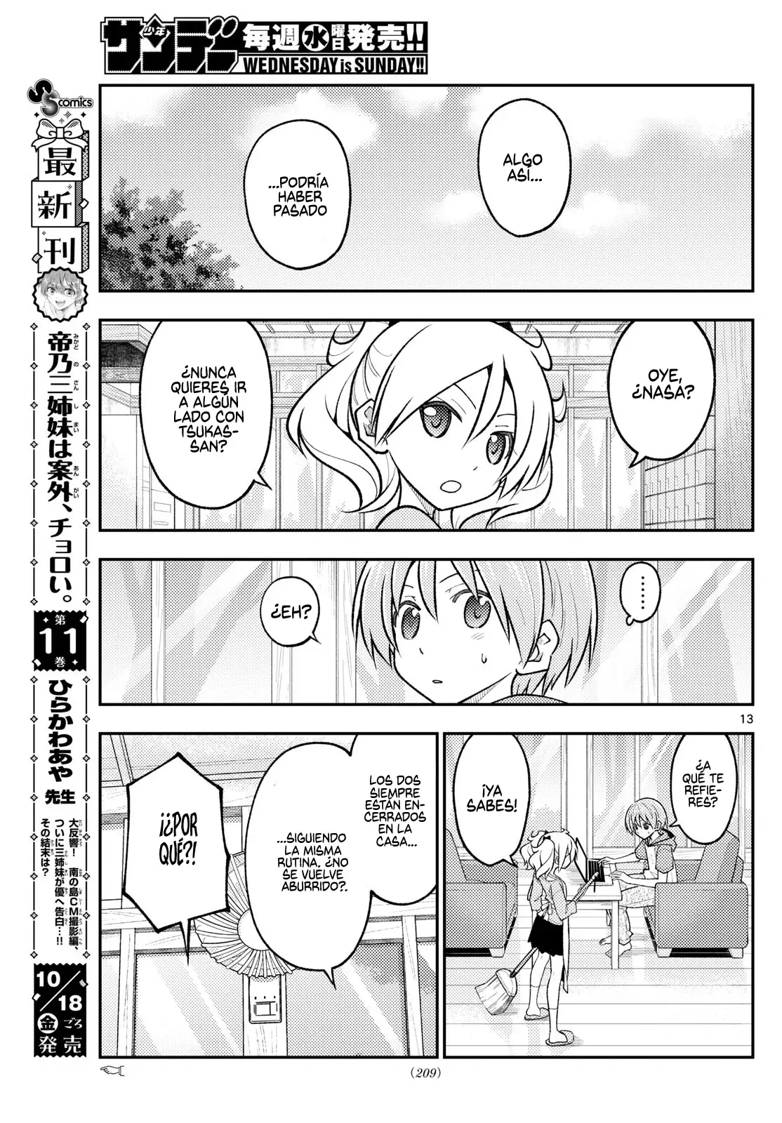 Tonikaku Kawaii Capítulo 289 - Página 15 en español