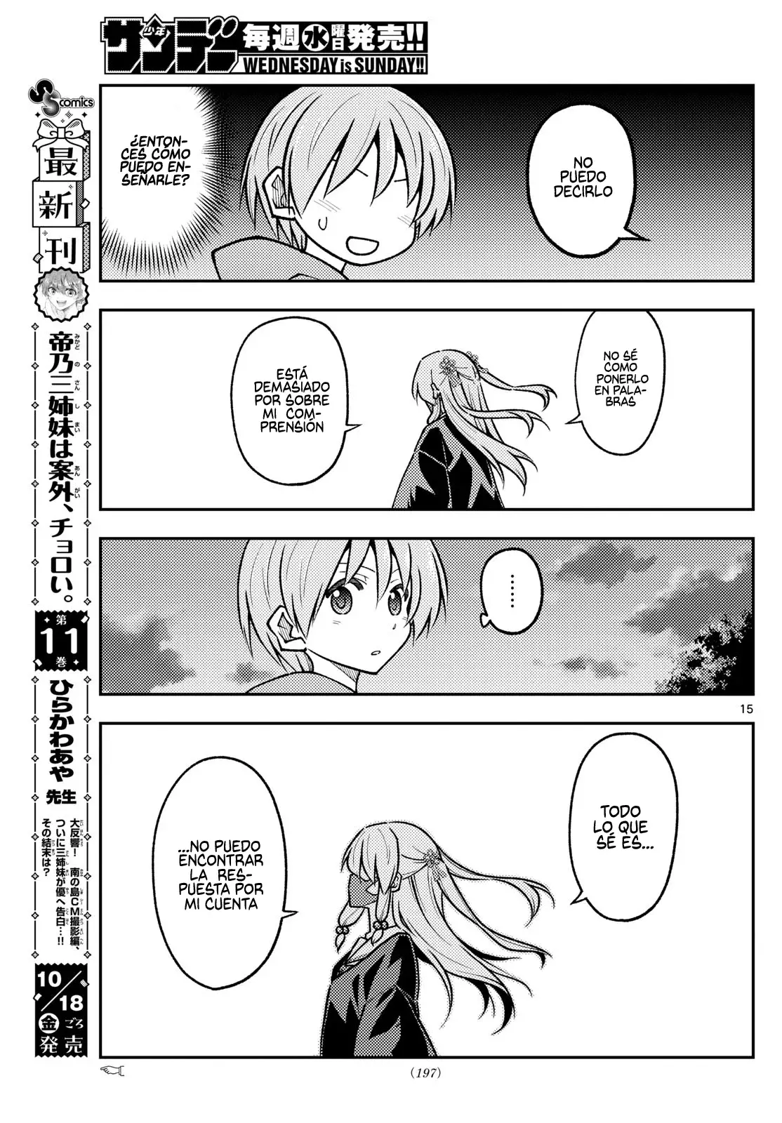Tonikaku Kawaii Capítulo 290 - Página 17 en español