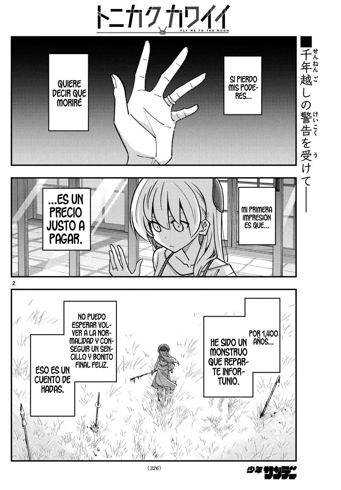 Tonikaku Kawaii Capítulo 330 - Página 4 en español