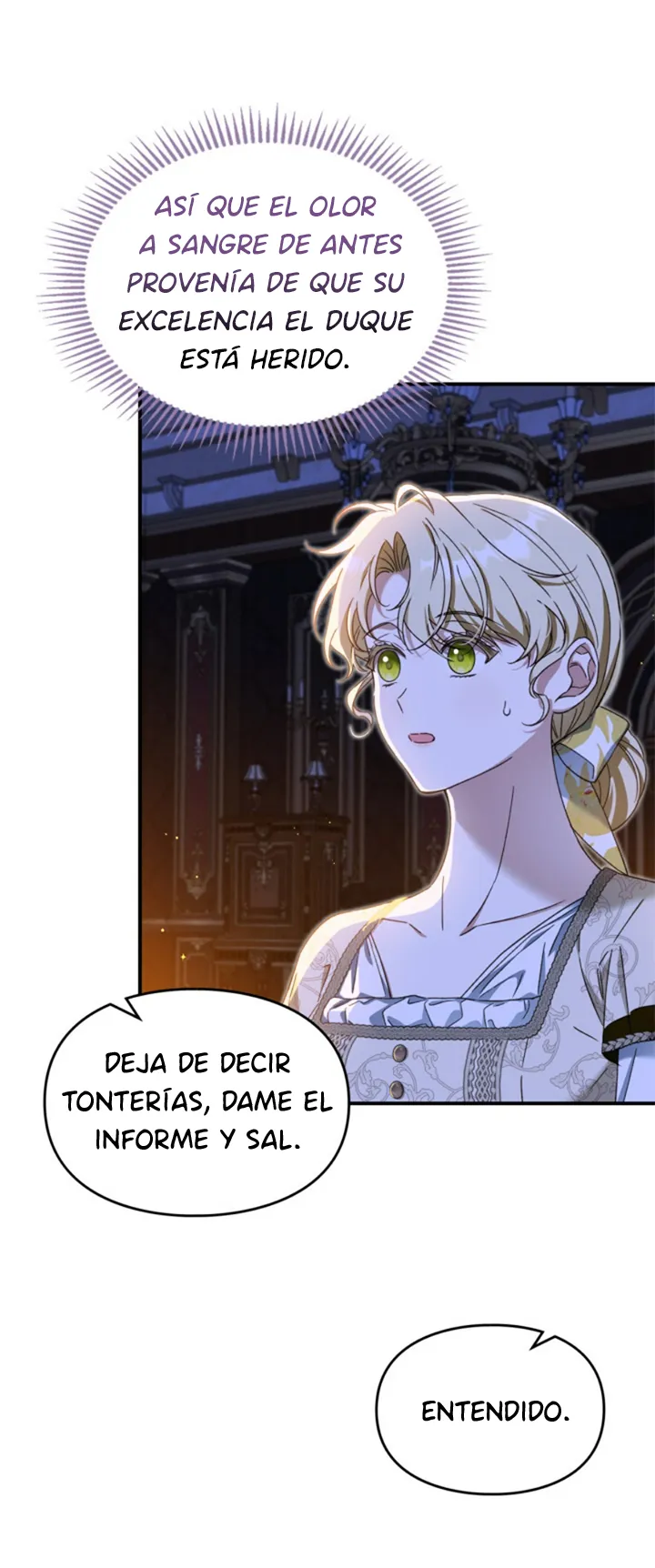 COMPROMETIDA CON EL DUQUE CIEGO Capítulo 4 - Página 69 en español