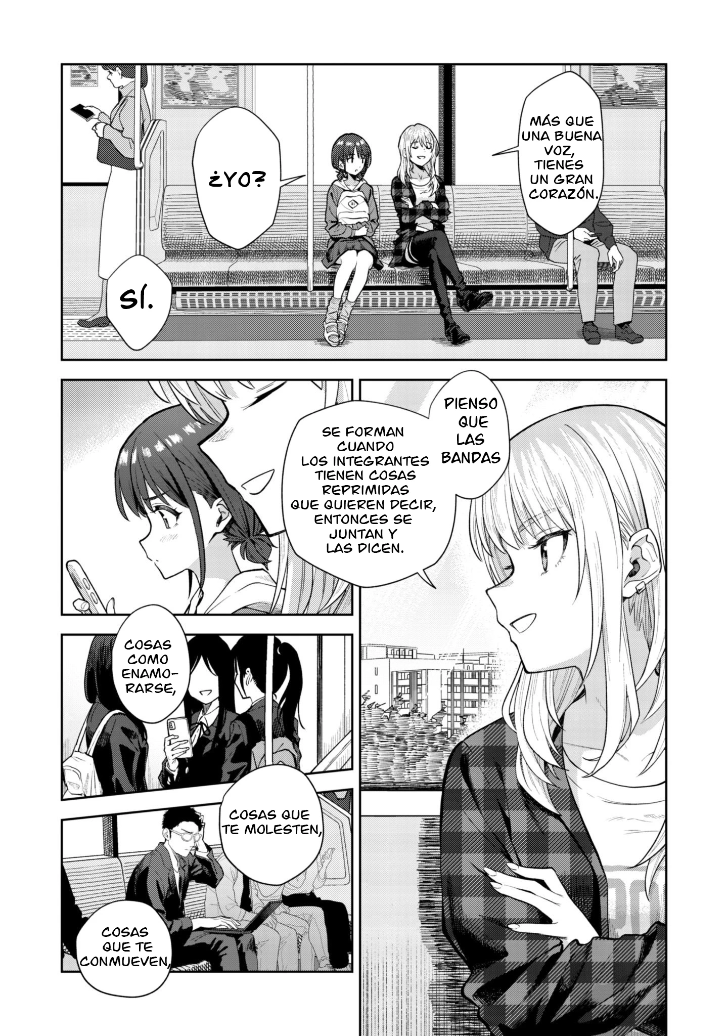 Girls Band Cry Capítulo 3.1 - Página 7 en español