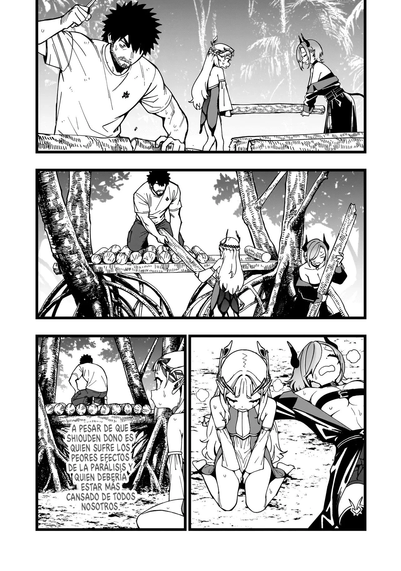 SENKI SURVIVAL SAGA - ISEKAI NO UNMEI WO KAKETA MUJINTOU FUJUN ISEIKOUYU Capítulo 37 - Página 12 en español