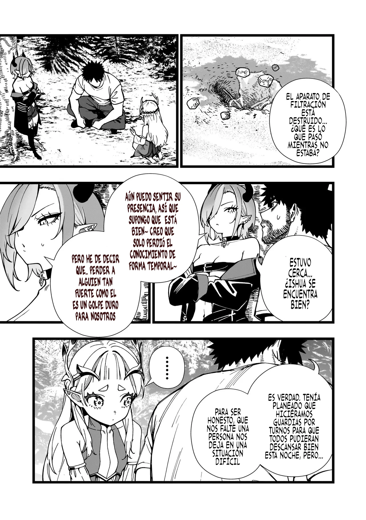 SENKI SURVIVAL SAGA - ISEKAI NO UNMEI WO KAKETA MUJINTOU FUJUN ISEIKOUYU Capítulo 37 - Página 4 en español
