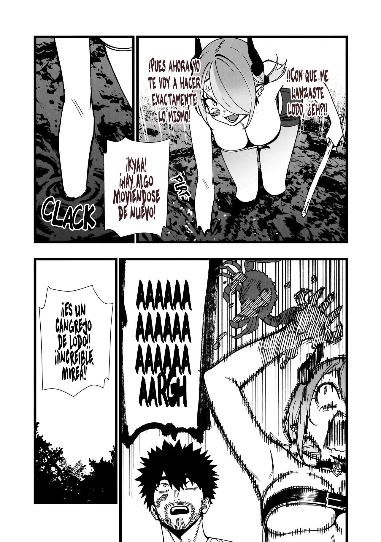 SENKI SURVIVAL SAGA - ISEKAI NO UNMEI WO KAKETA MUJINTOU FUJUN ISEIKOUYU Capítulo 38 - Página 6 en español