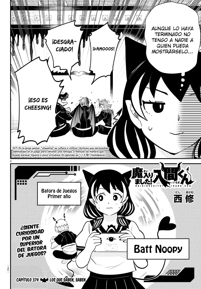 Mairimashita! Iruma-kun Capítulo 374 - Página 3 en español