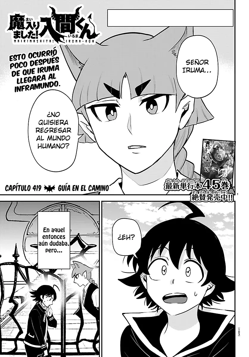 Mairimashita! Iruma-kun Capítulo 419 - Página 3 en español