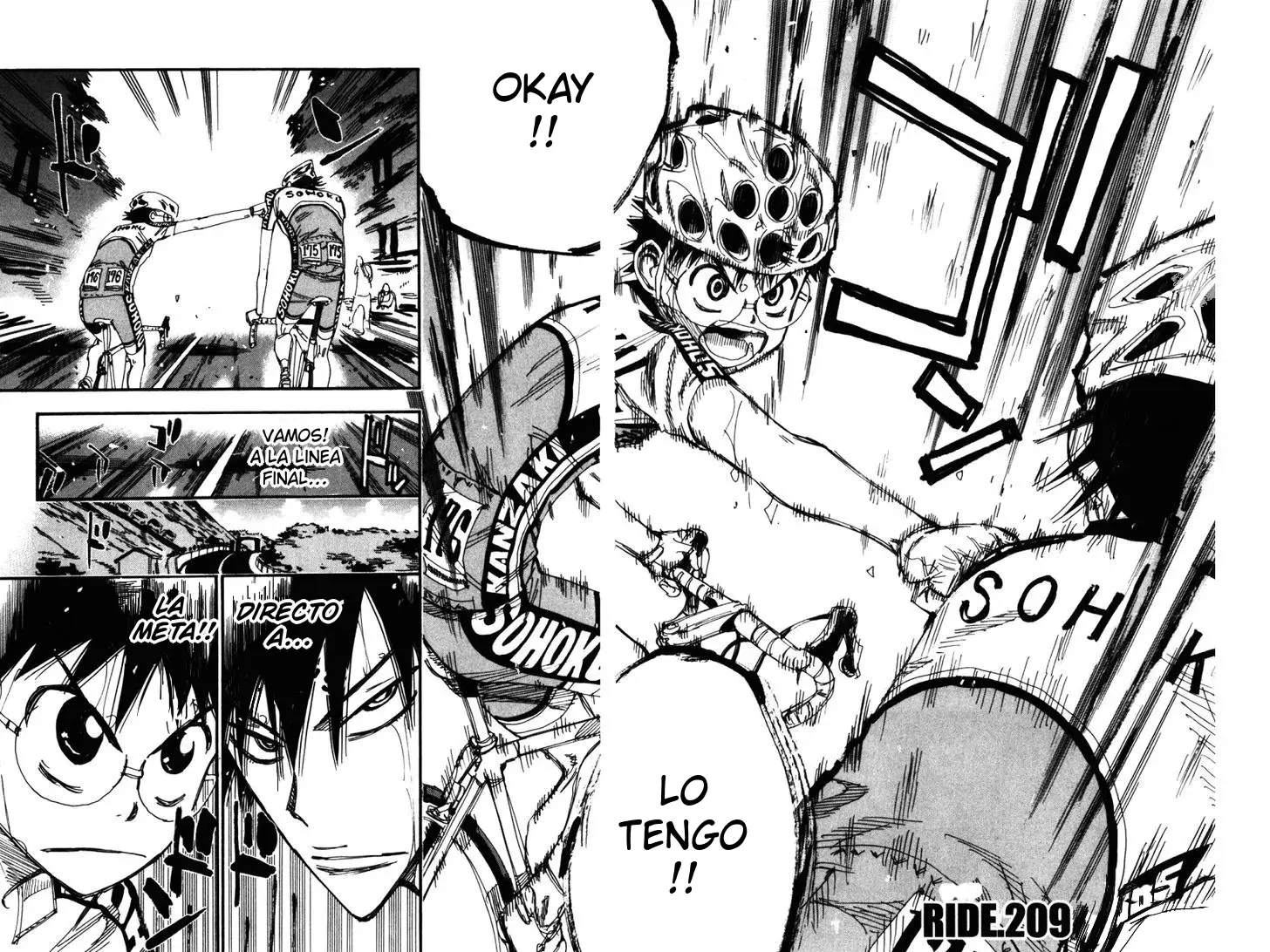 Yowamushi Pedal Capítulo 209 - Página 6 en español