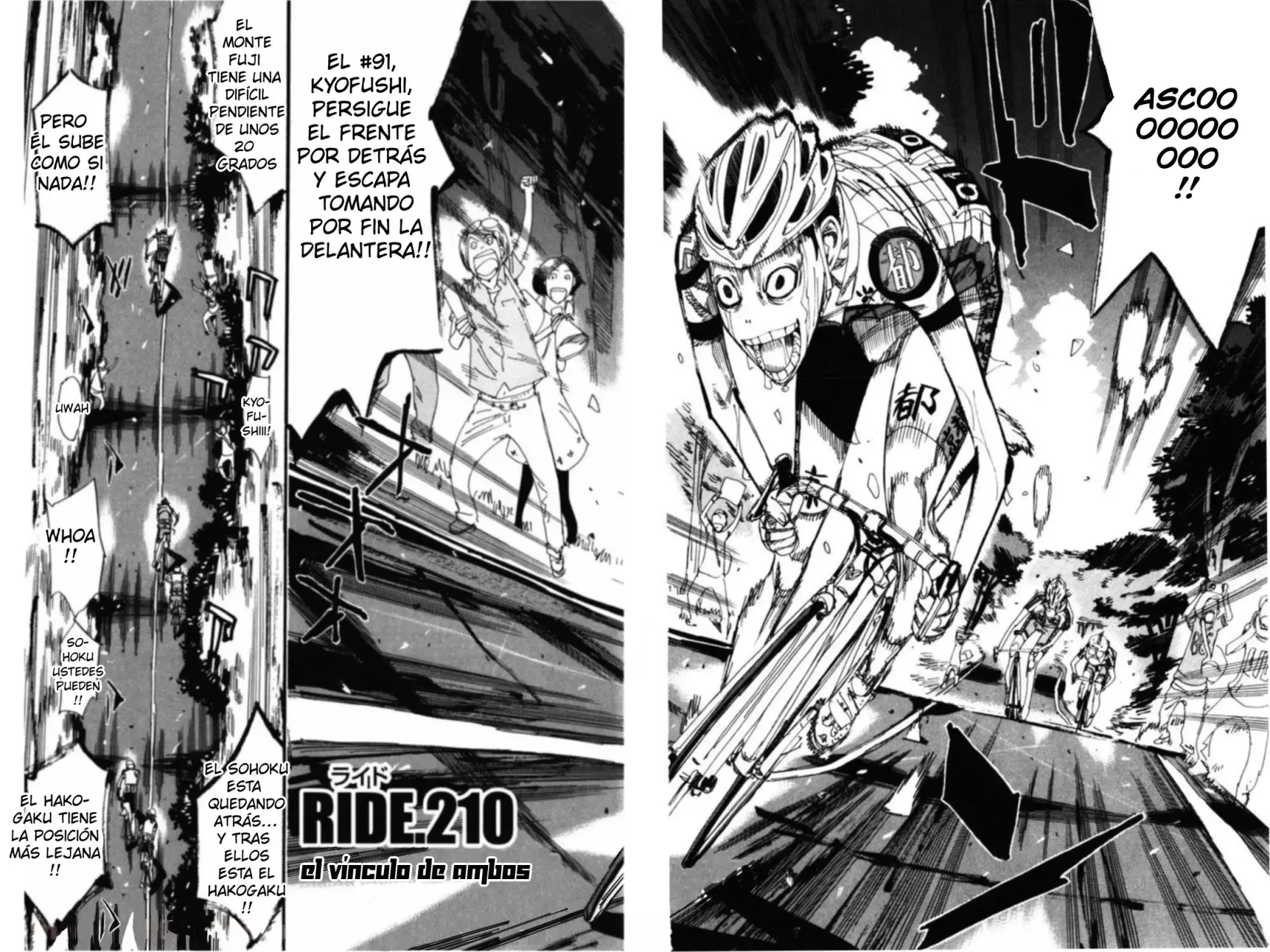 Yowamushi Pedal Capítulo 210 - Página 4 en español