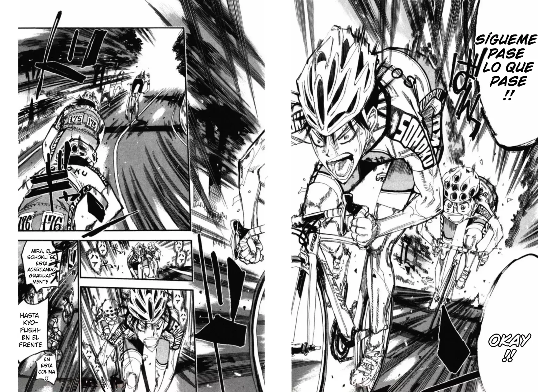 Yowamushi Pedal Capítulo 210 - Página 9 en español