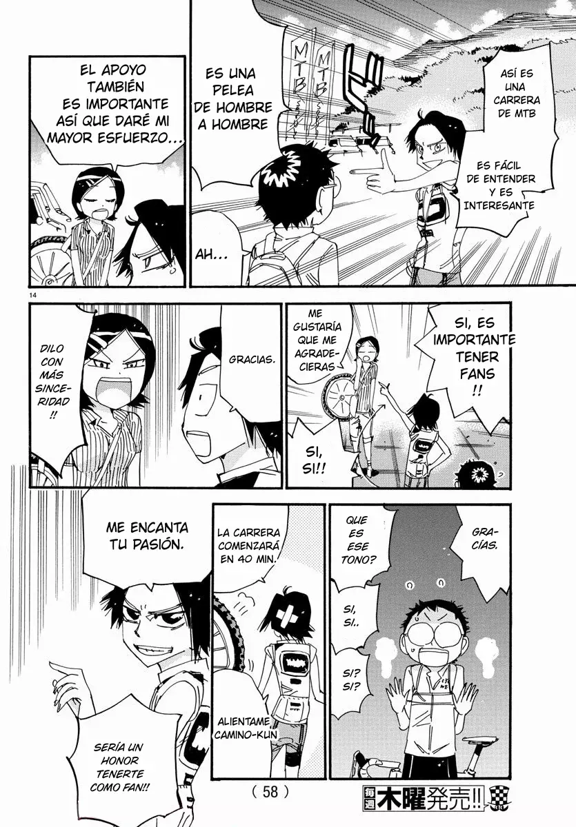 Yowamushi Pedal Capítulo 559 - Página 13 en español