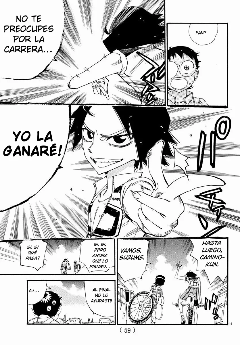 Yowamushi Pedal Capítulo 559 - Página 14 en español
