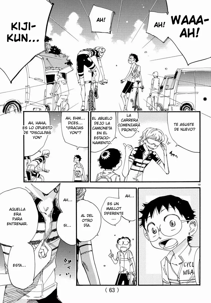 Yowamushi Pedal Capítulo 559 - Página 17 en español