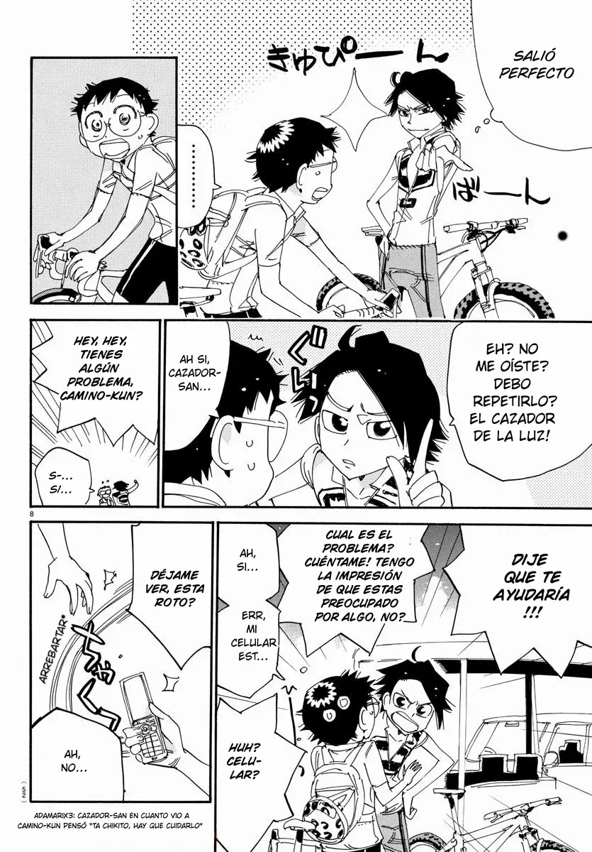 Yowamushi Pedal Capítulo 559 - Página 8 en español