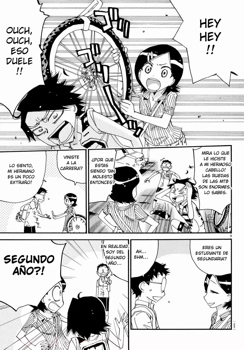 Yowamushi Pedal Capítulo 559 - Página 9 en español