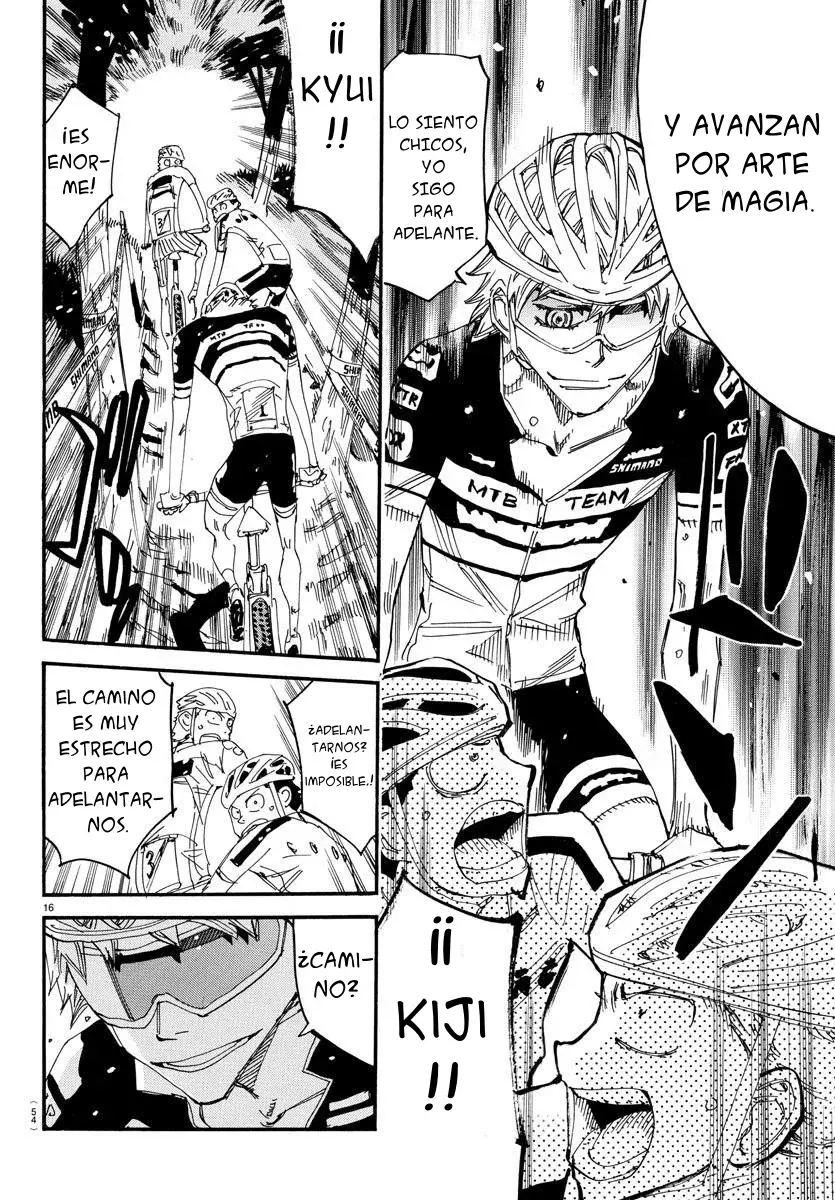Yowamushi Pedal Capítulo 560 - Página 16 en español