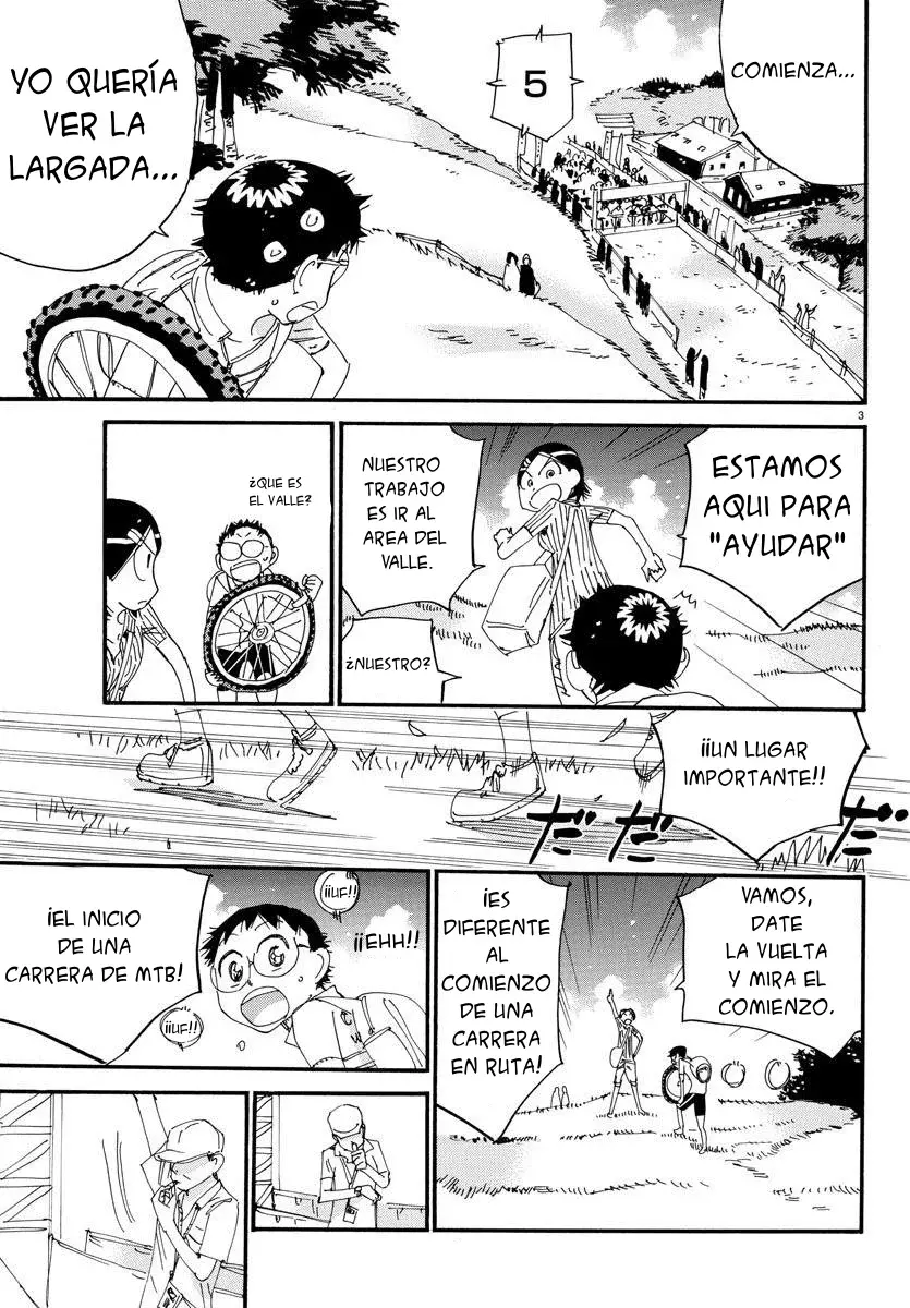 Yowamushi Pedal Capítulo 560 - Página 3 en español