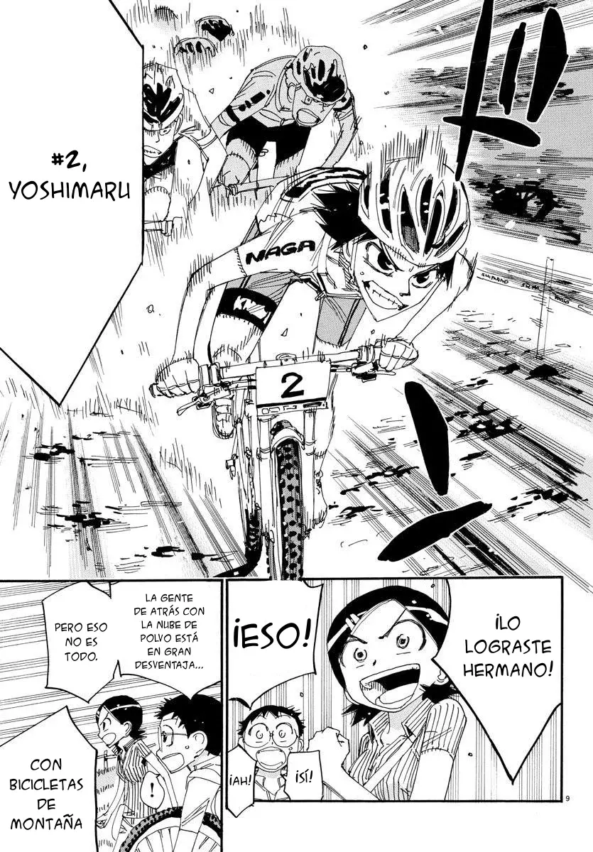 Yowamushi Pedal Capítulo 560 - Página 9 en español