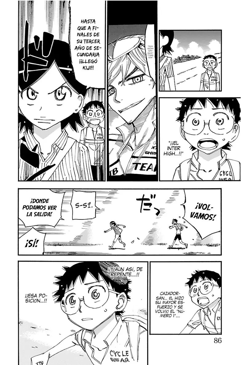 Yowamushi Pedal Capítulo 565 - Página 14 en español