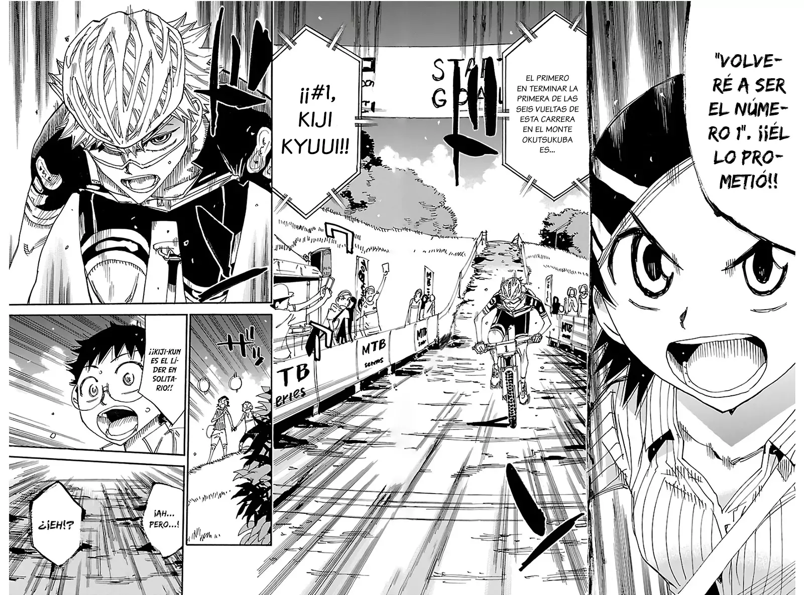 Yowamushi Pedal Capítulo 565 - Página 16 en español