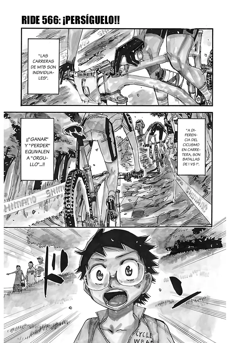 Yowamushi Pedal Capítulo 566 - Página 3 en español