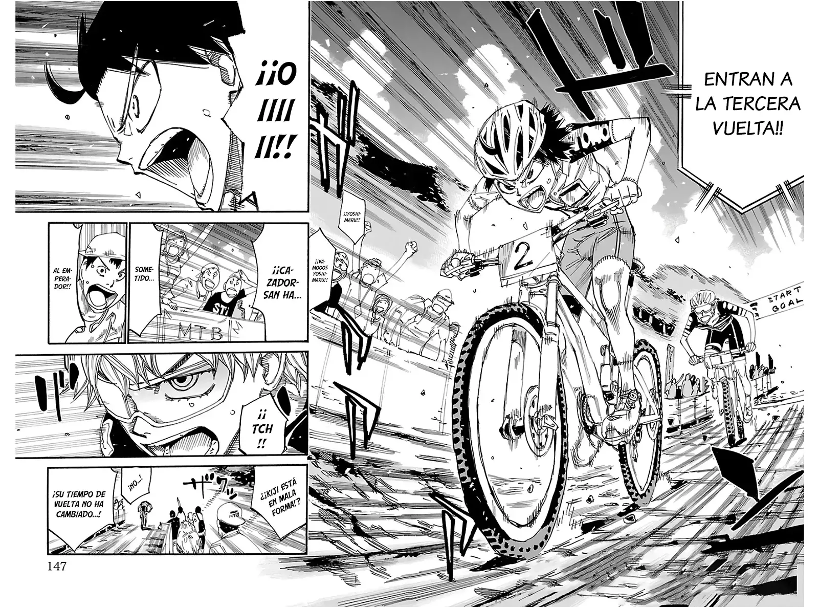 Yowamushi Pedal Capítulo 568 - Página 3 en español