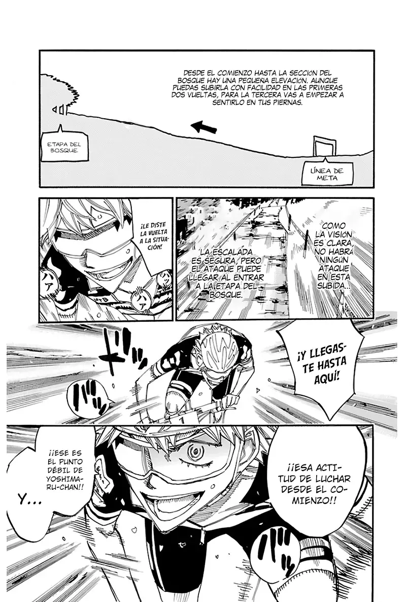 Yowamushi Pedal Capítulo 568 - Página 8 en español