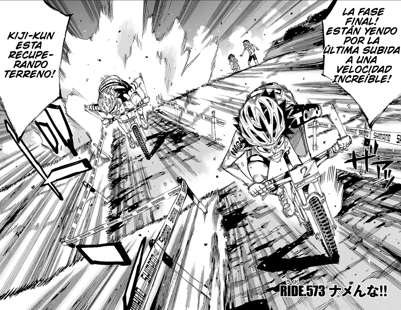 Yowamushi Pedal Capítulo 573 - Página 4 en español