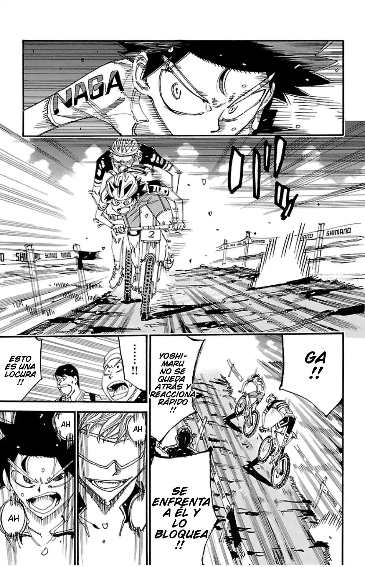 Yowamushi Pedal Capítulo 573 - Página 8 en español