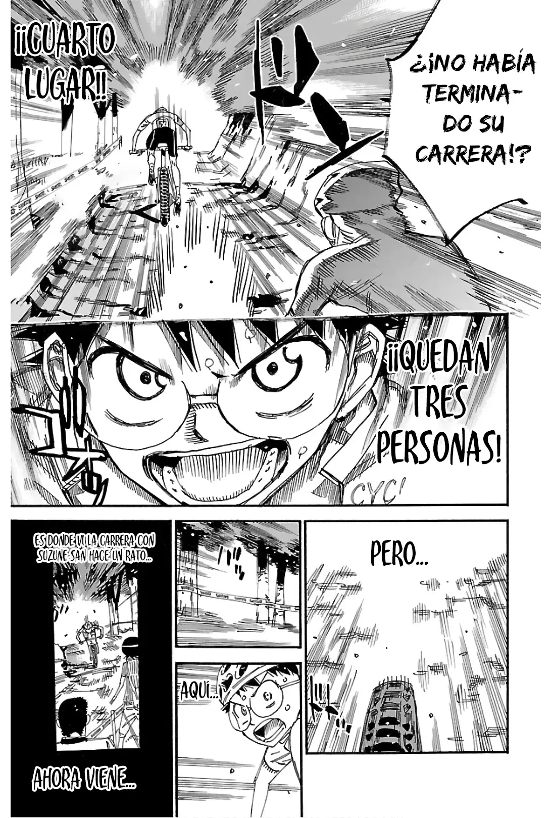 Yowamushi Pedal Capítulo 583 - Página 10 en español