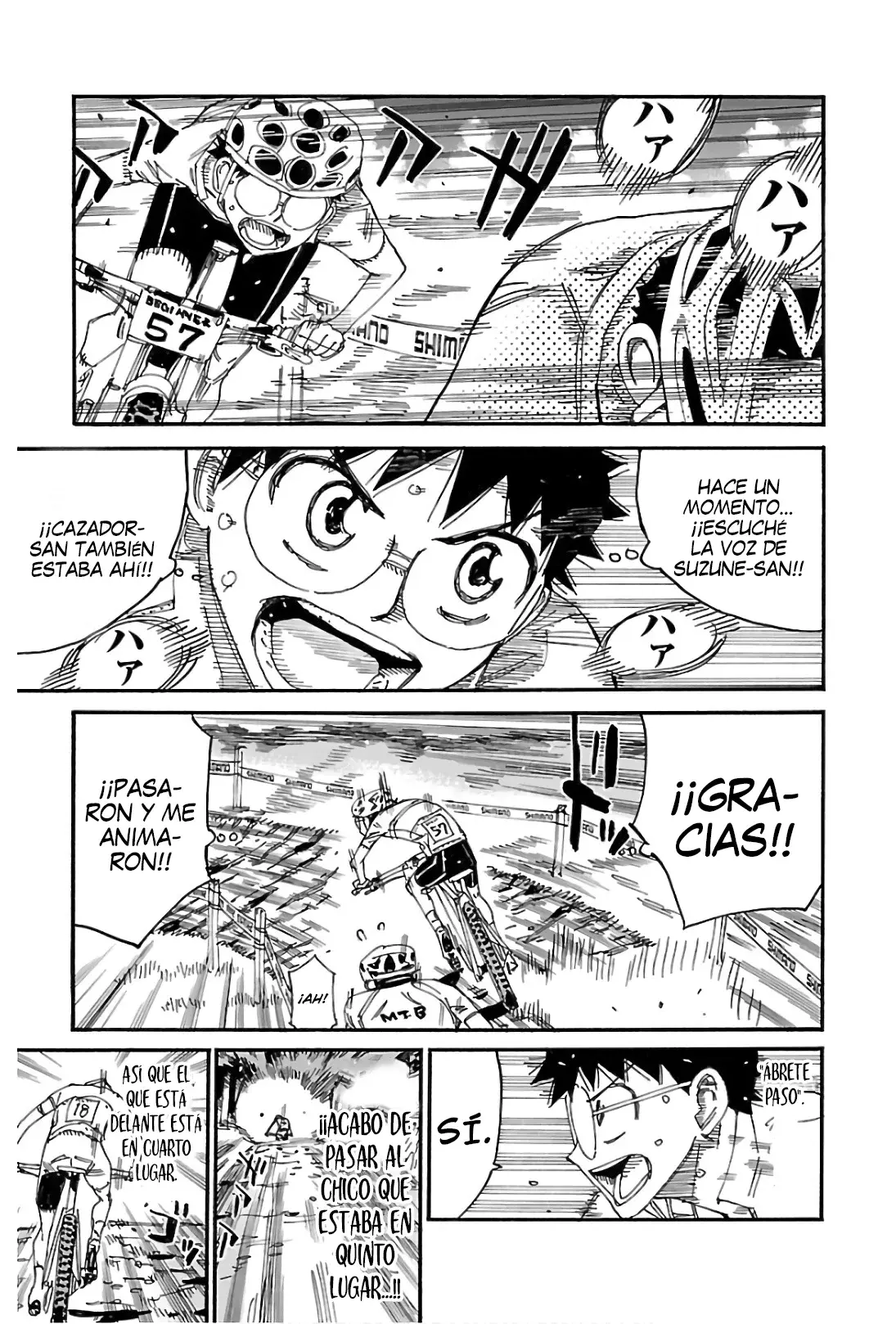 Yowamushi Pedal Capítulo 583 - Página 8 en español