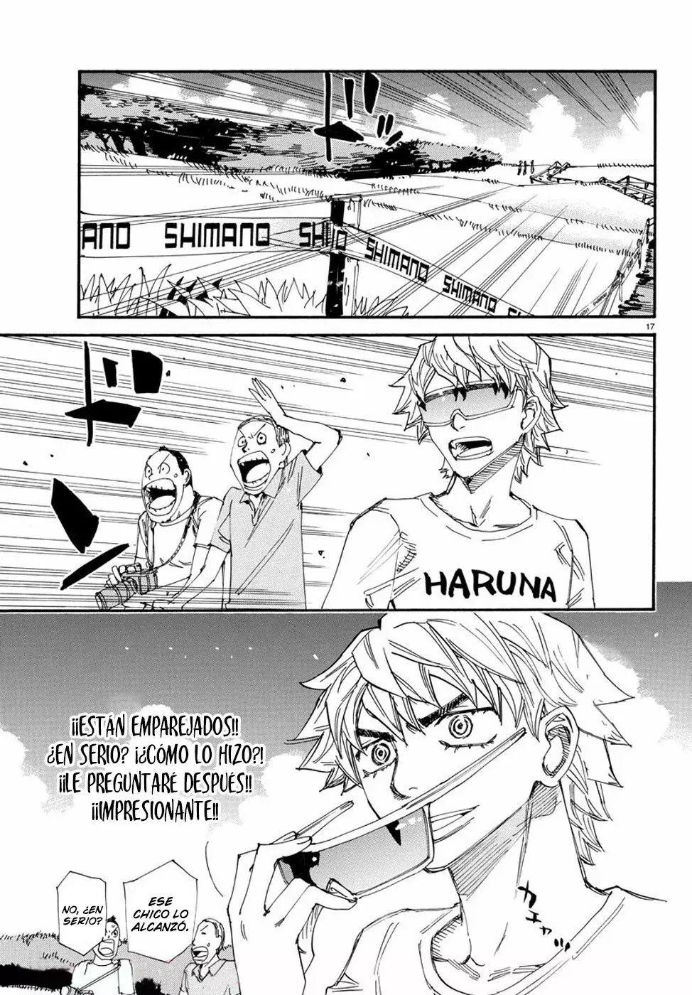 Yowamushi Pedal Capítulo 590 - Página 16 en español