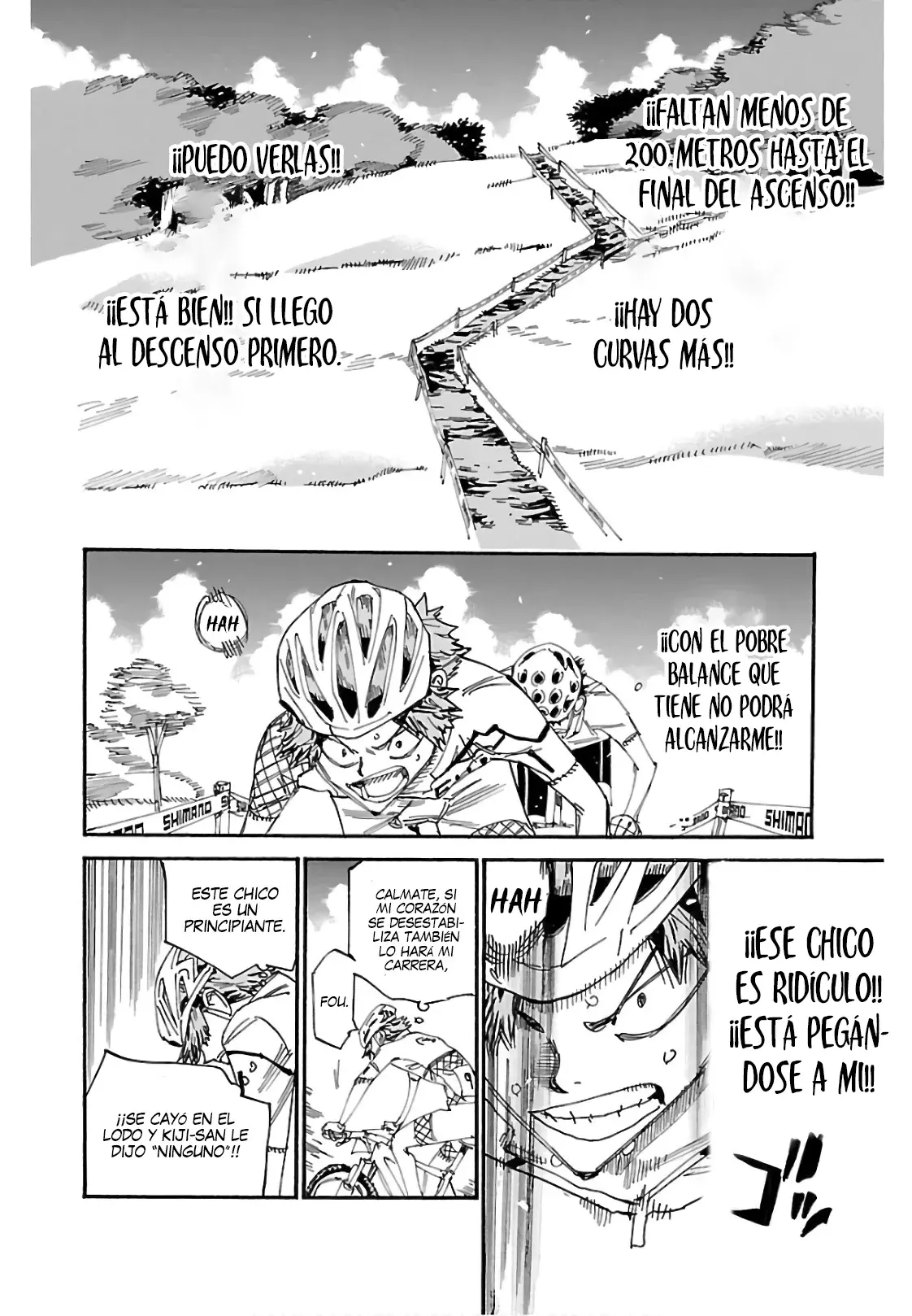 Yowamushi Pedal Capítulo 590 - Página 8 en español