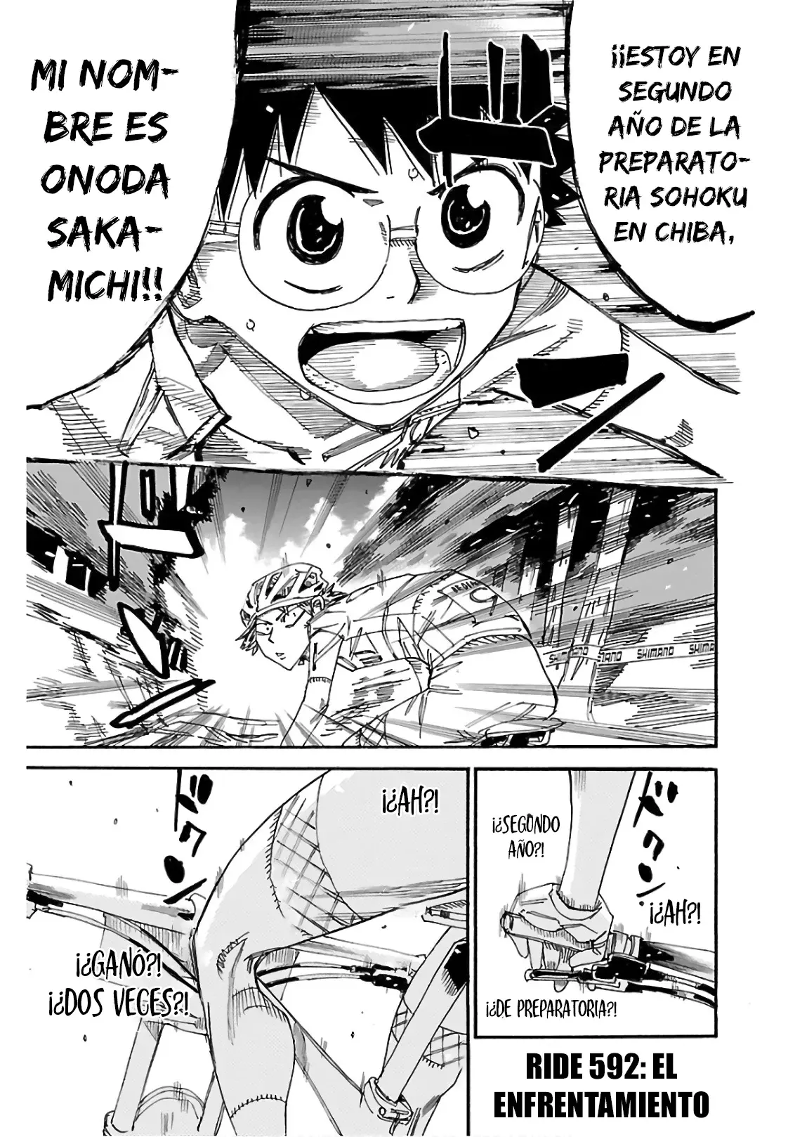 Yowamushi Pedal Capítulo 592 - Página 3 en español