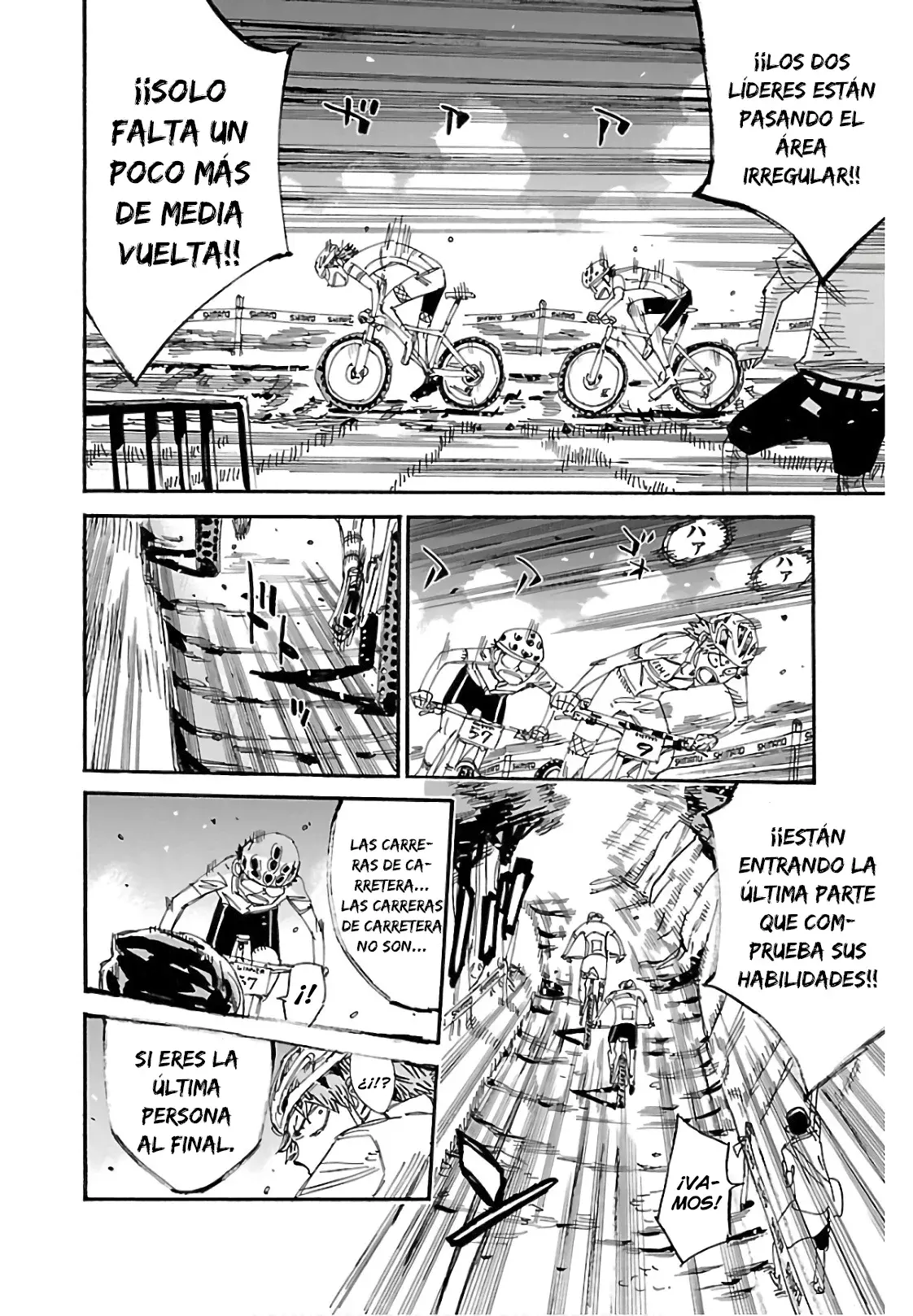 Yowamushi Pedal Capítulo 593 - Página 14 en español
