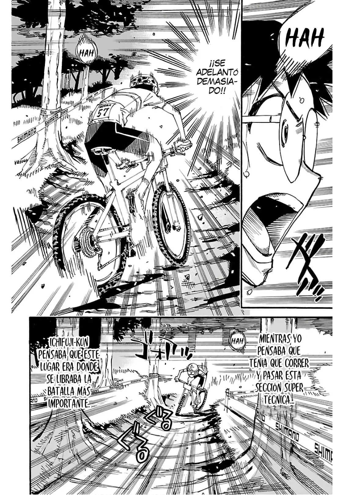 Yowamushi Pedal Capítulo 595 - Página 8 en español